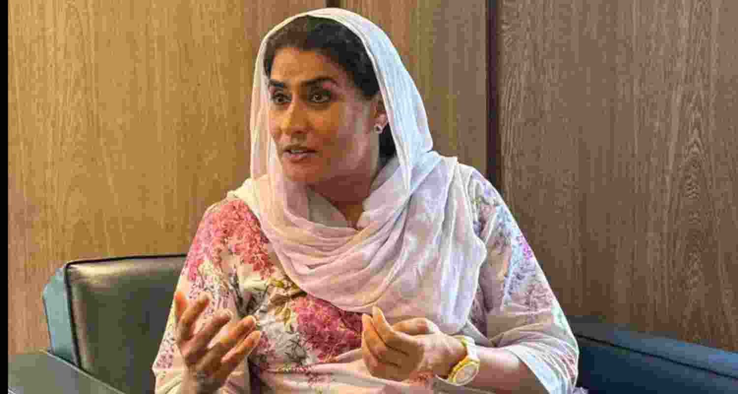 Bikram Singh Majithia’s wife and legislator Ganieve Kaur Majithia.