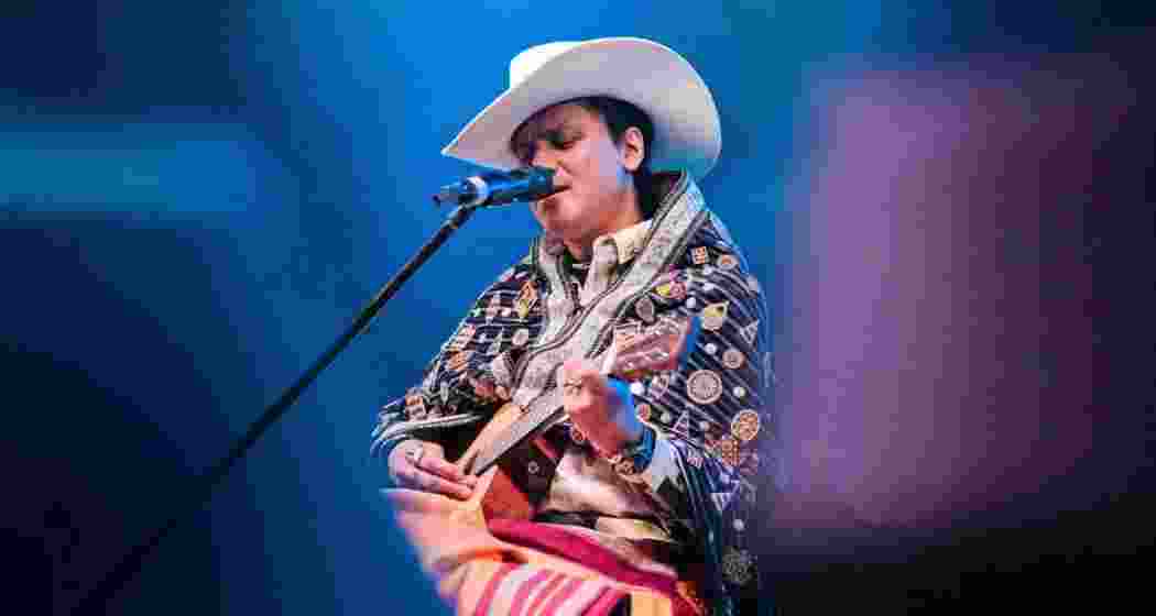 A file photo of singer Zubeen Garg performing during an event.