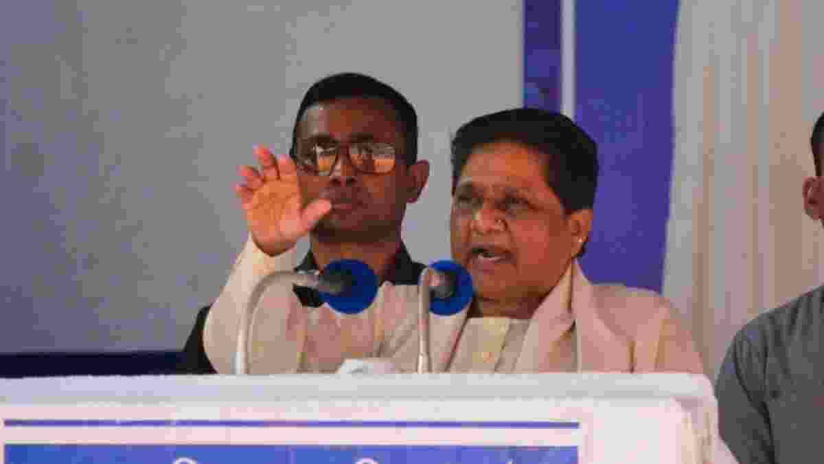 Mayawati condemns SP's religious-based candidate picks in UP, hints at BJP gain Mayawati condemns SP's religious-based candidate picks in UP, hints at BJP gain
