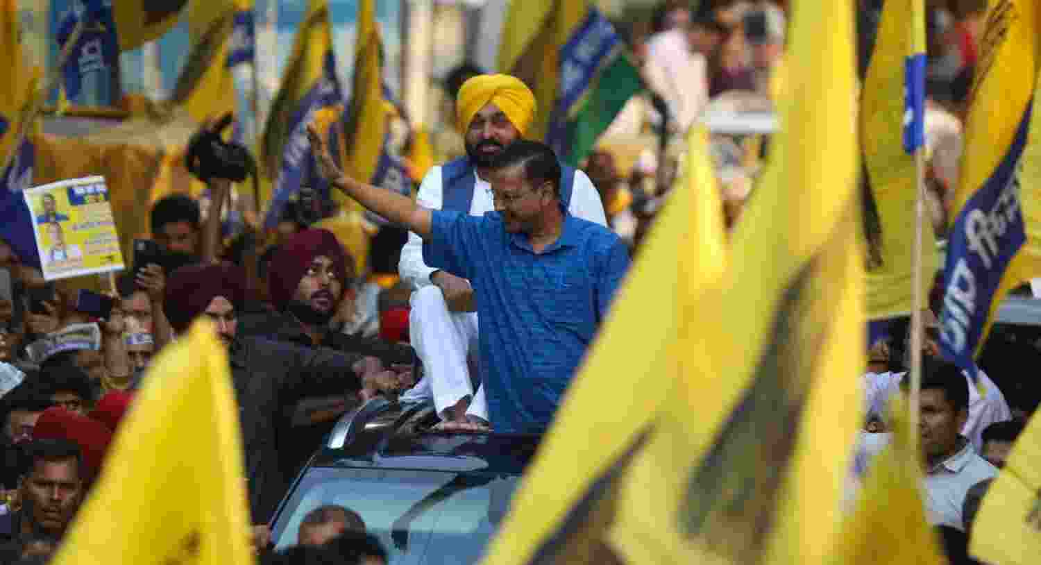 Delhi CM Kejriwal holds first roadshow for LS poll campaign after jail release Delhi CM Kejriwal holds first roadshow for LS poll campaign after jail release