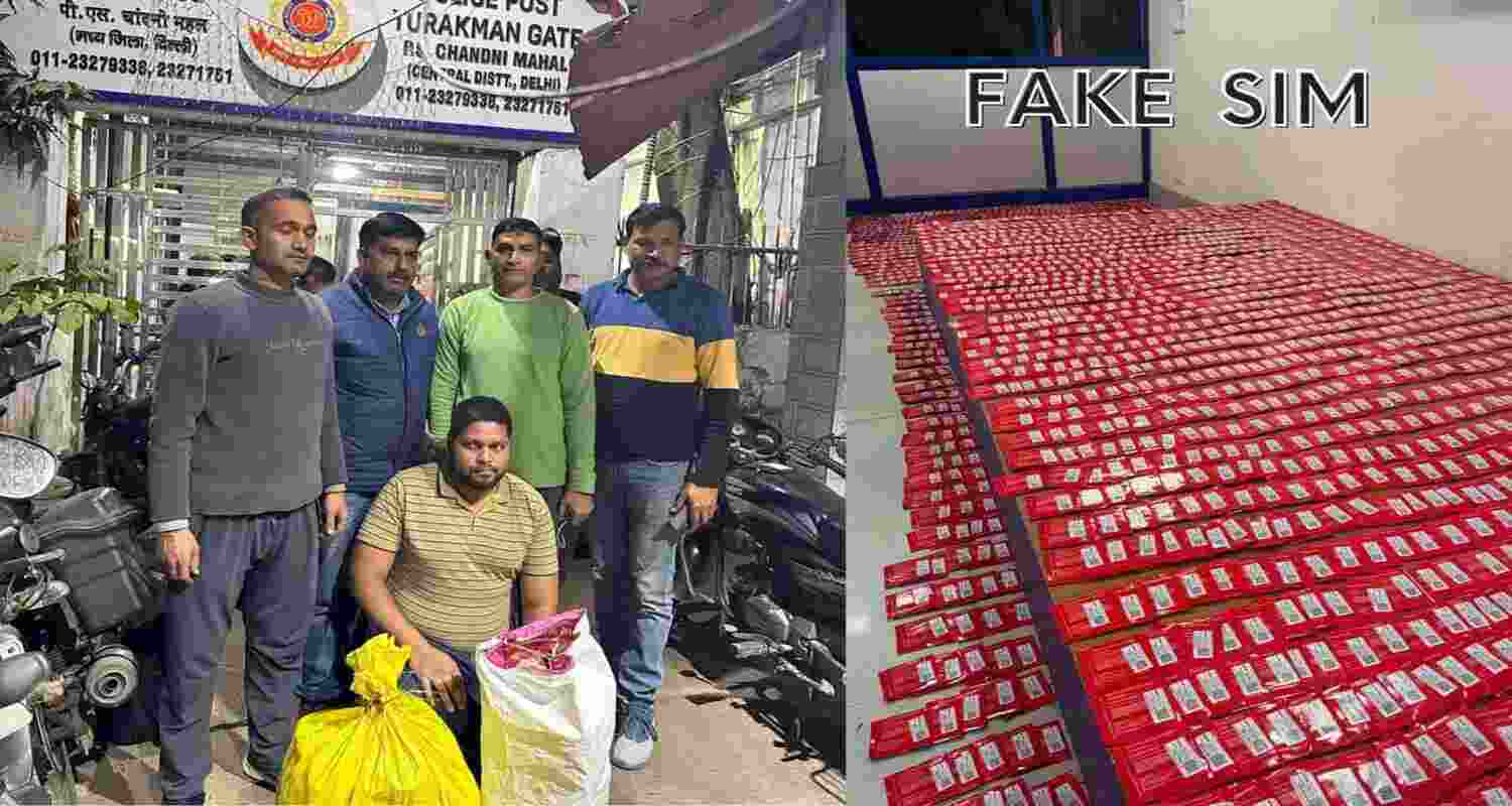 Uttarakhand STF seizes fake sim card, arrests culprits. Image: X Uttarakhand STF seizes fake sim card, arrests culprits. Image: X