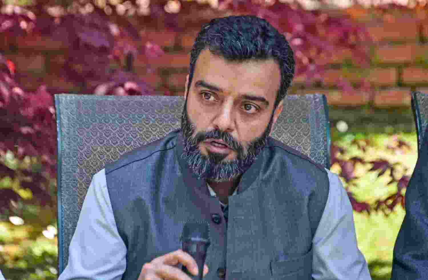 JKNC’s Aga Syed Ruhullah Mehdi files nomination from the Srinagar constituency JKNC’s Aga Syed Ruhullah Mehdi files nomination from the Srinagar constituency