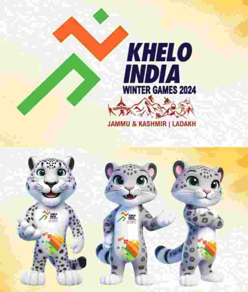 Khelo India winter Games 2024 - Official Mascot and Logo. Khelo India winter Games 2024 - Official Mascot and Logo.