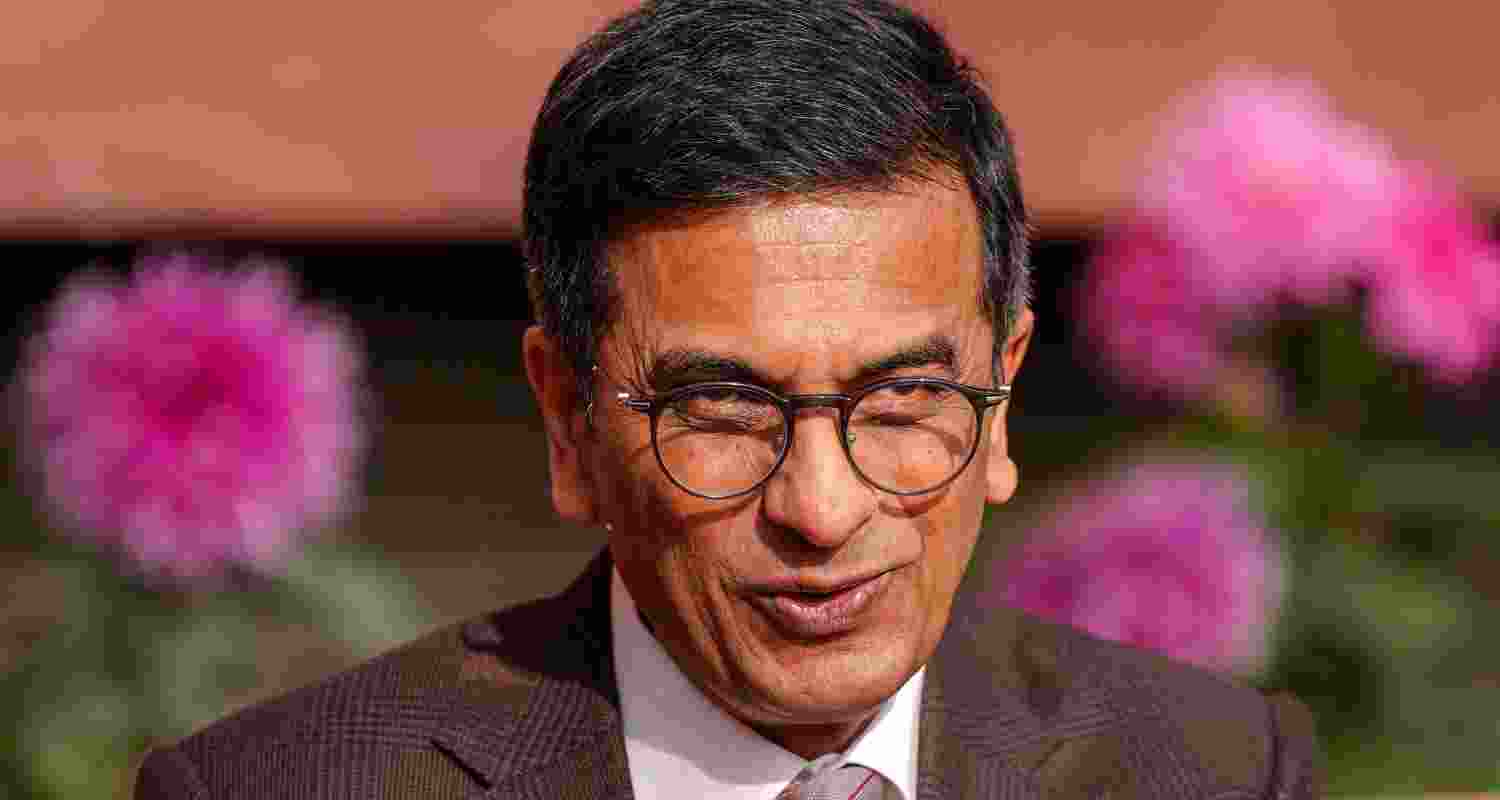 Chief Justice of India DY Chandrachud at an event in New Delhi. Chief Justice of India DY Chandrachud at an event in New Delhi.