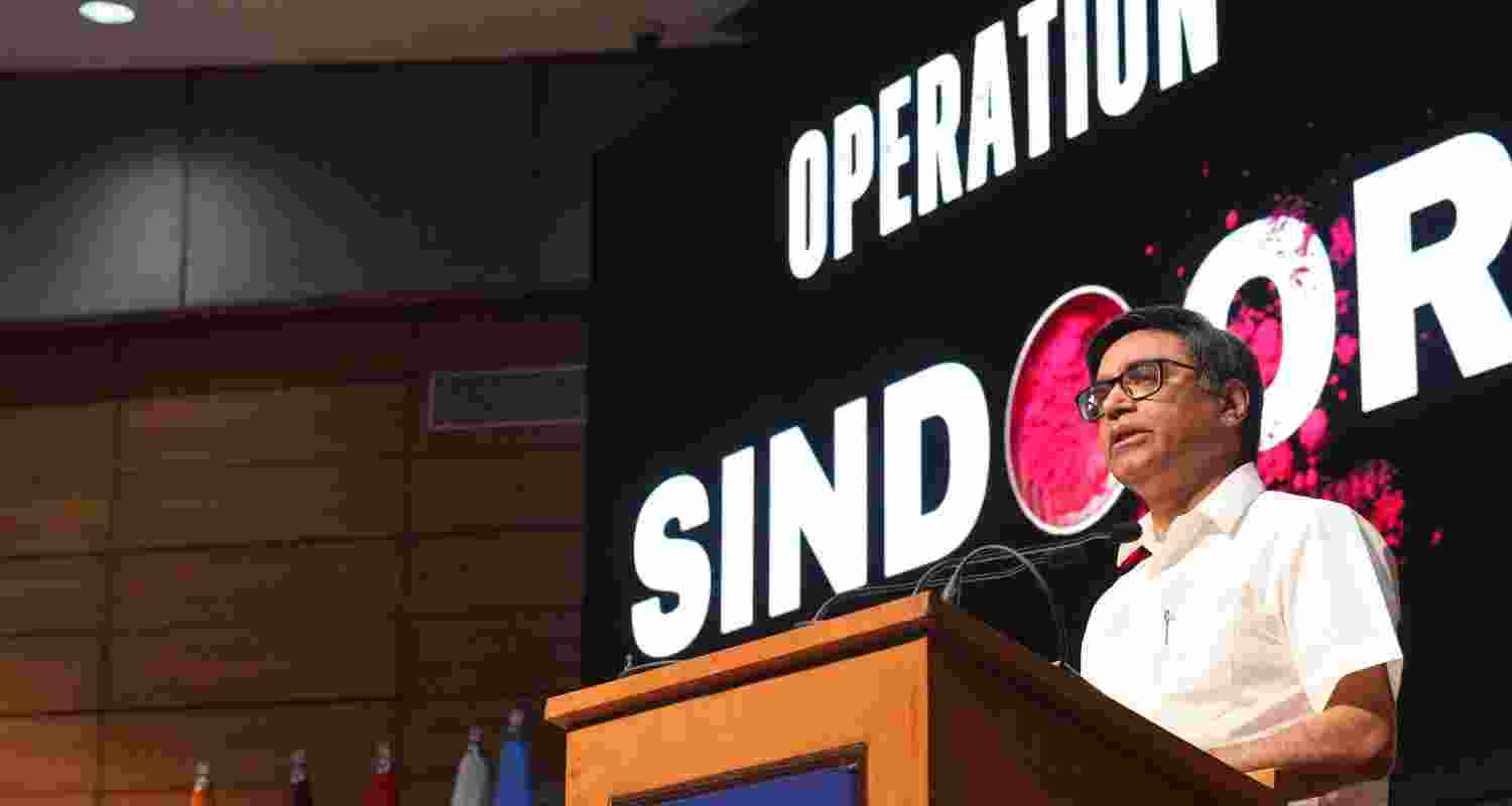 Foreign Secretary Vikram Misri addresses a press conference regarding 'Operation Sindoor', in New Delhi, Wednesday. Foreign Secretary Vikram Misri addresses a press conference regarding 'Operation Sindoor', in New Delhi, Wednesday.