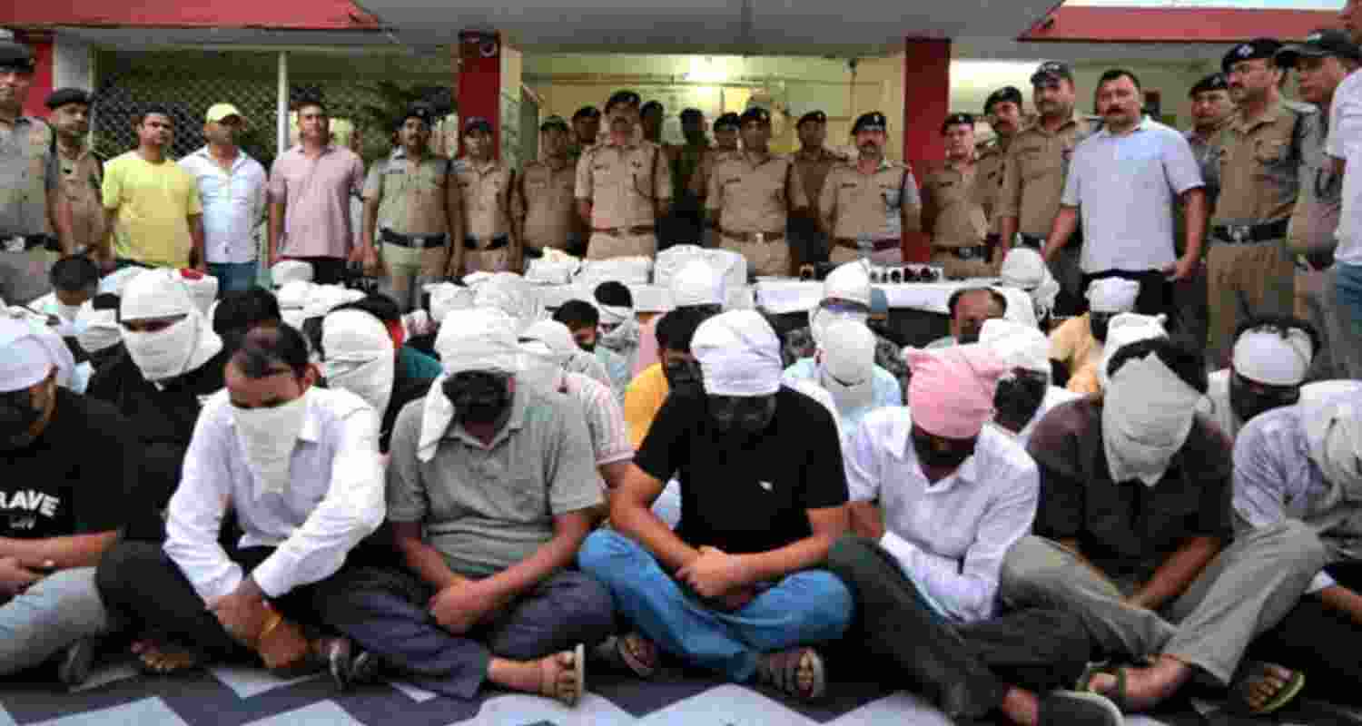 Nearly 52 individuals arrested in Corbett resort raid. Nearly 52 individuals arrested in Corbett resort raid.