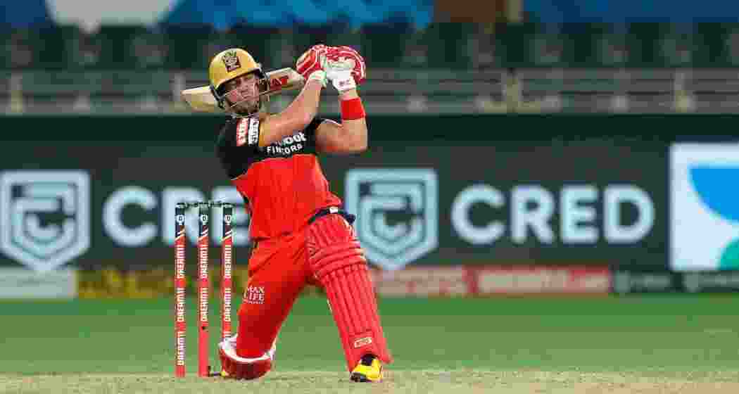 Former South African cricketer and Royal Challengers Bengaluru (RCB) star batter AB de Villiers in action. Former South African cricketer and Royal Challengers Bengaluru (RCB) star batter AB de Villiers in action.