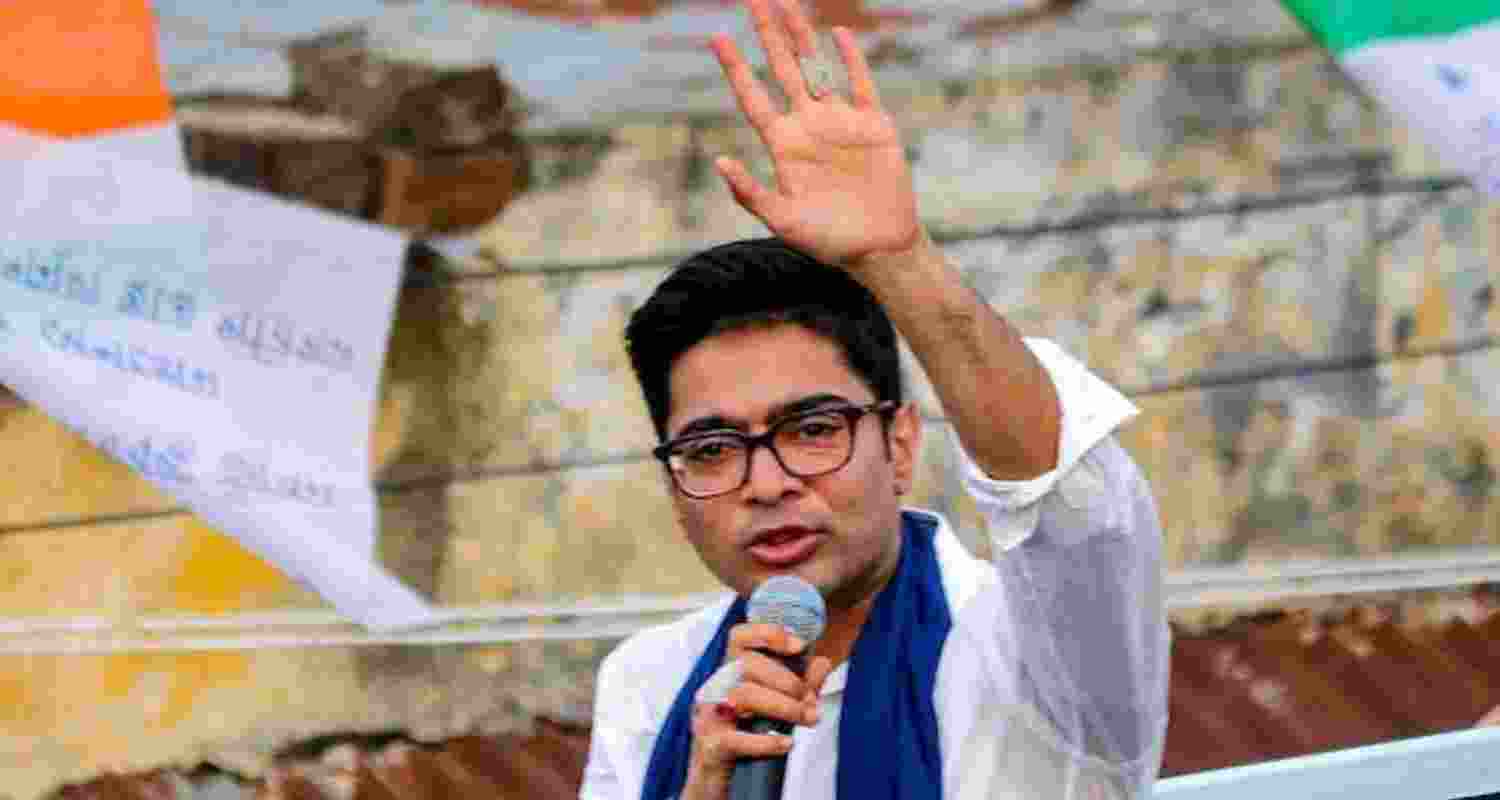 TMC General Secretary Abhishek Banerjee. File photo. TMC General Secretary Abhishek Banerjee. File photo.