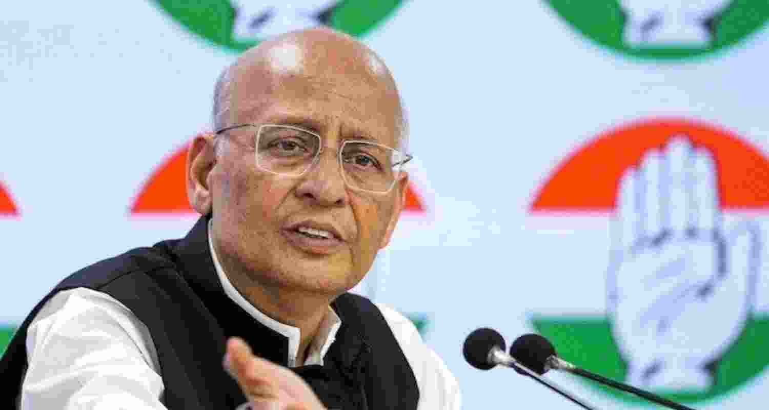 Senior Congress leader Abhishek Manu Singhvi. Senior Congress leader Abhishek Manu Singhvi.