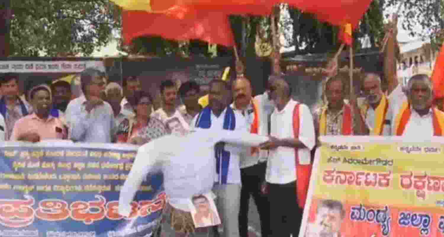 Activists of Dalit Sangharsh Samiti (DSS) and progressive organisations burn an effigy of Union Education Minister Dharmendra Pradhan during a protest against alleged irregularities in the NEET-UG. Activists of Dalit Sangharsh Samiti (DSS) and progressive organisations burn an effigy of Union Education Minister Dharmendra Pradhan during a protest against alleged irregularities in the NEET-UG.