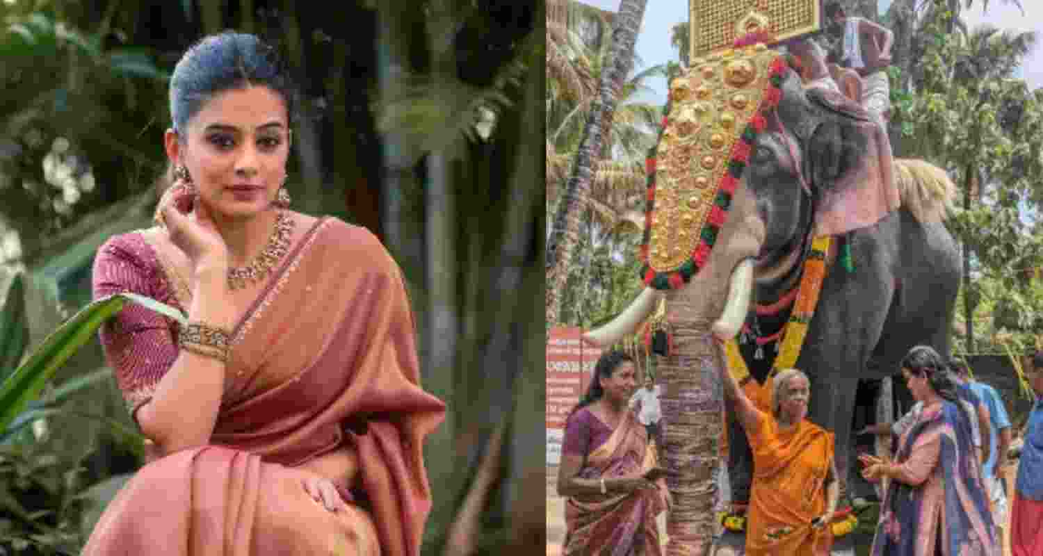 PETA and Actor Priyamani donates life-size mechanical elephant PETA and Actor Priyamani donates life-size mechanical elephant