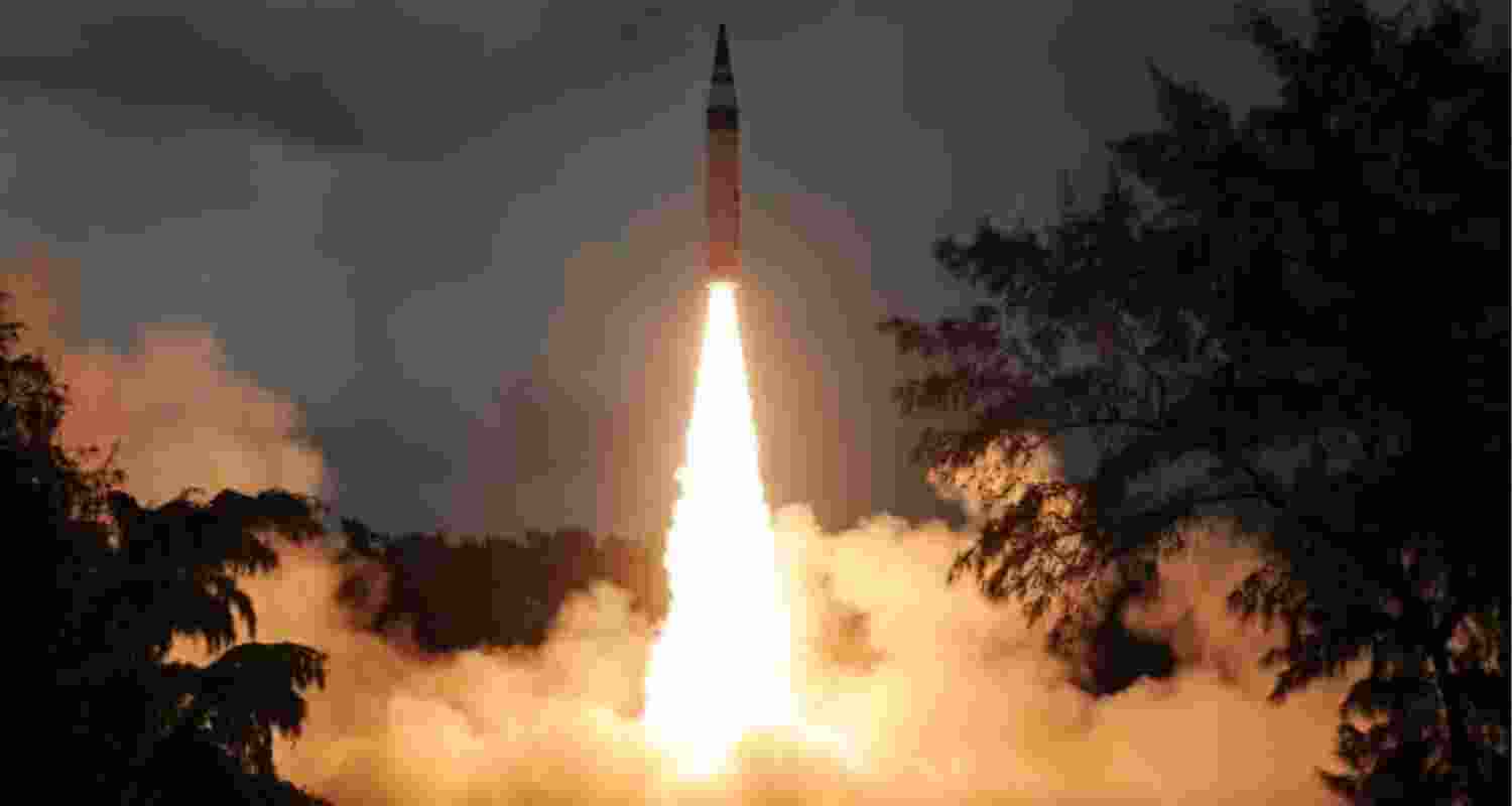 The Agni-Prime, a two-stage, canisterised missile, represents a leap forward in India's missile technology. The Agni-Prime, a two-stage, canisterised missile, represents a leap forward in India's missile technology.