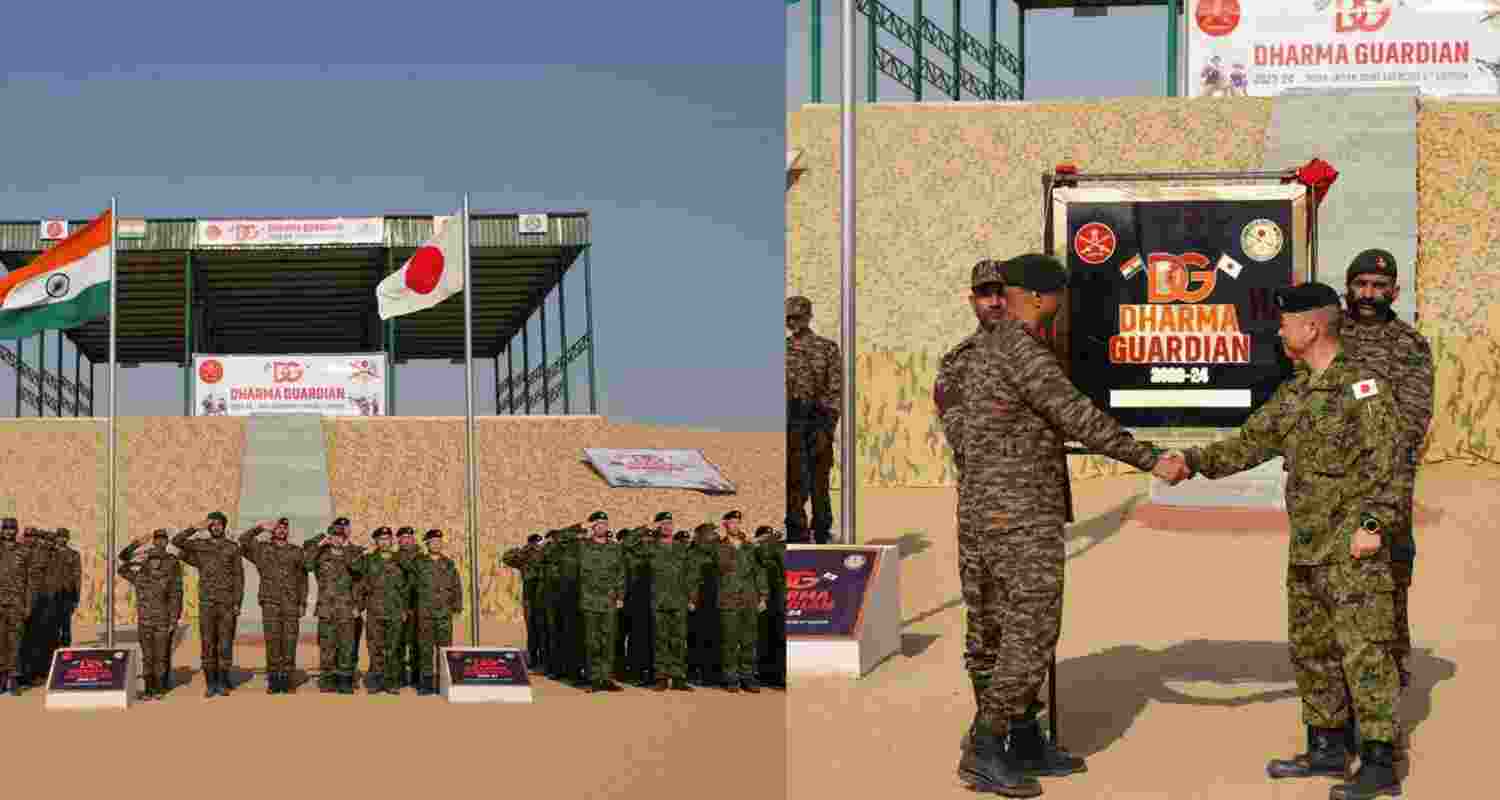 Military exercise between India and Japan begins. Military exercise between India and Japan begins.