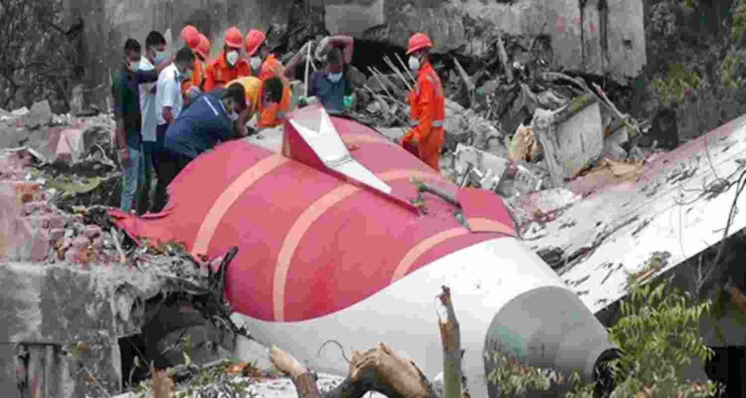 Visual from the site of plane crash site in Ahmedabad earlier this month. Visual from the site of plane crash site in Ahmedabad earlier this month.