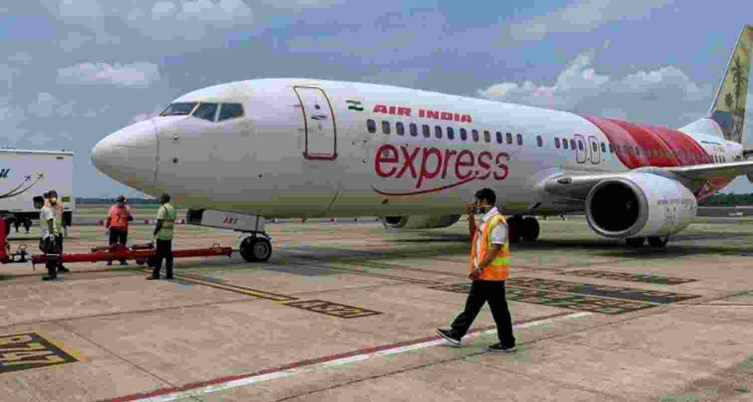 A file photo of Air India Express. A file photo of Air India Express.