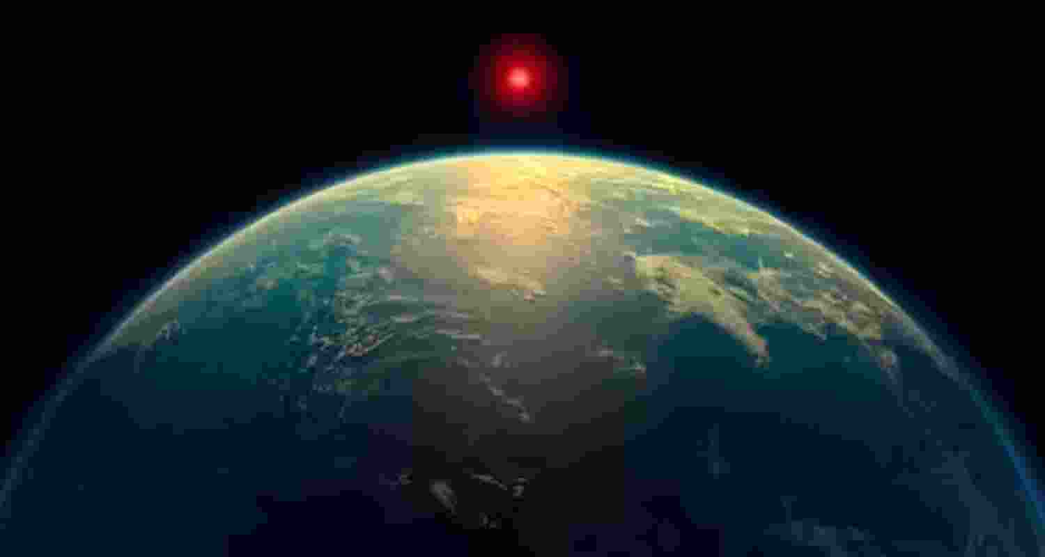 Artist’s impression of the exoplanet K2-18b. Artist’s impression of the exoplanet K2-18b.