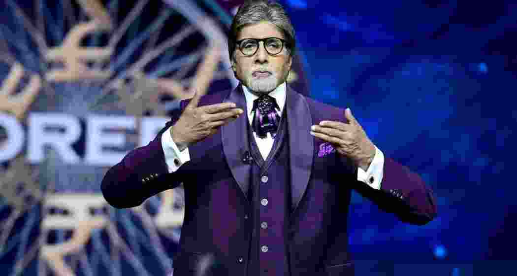 Megastar Amitabh Bachchan on the set of "Kaun Banega Crorepati." Megastar Amitabh Bachchan on the set of "Kaun Banega Crorepati."