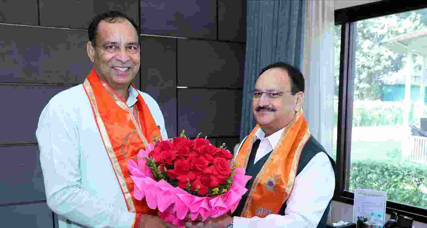 A file photo of Haryana State President Mohan Lal Badoli. A file photo of Haryana State President Mohan Lal Badoli.