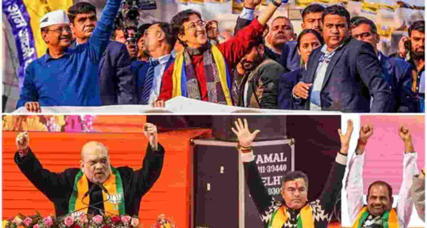 Delhi Election 2025 BJP Set for Major Win Over AAP. Delhi Election 2025 BJP Set for Major Win Over AAP.