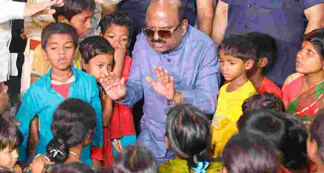 West Bengal Governor C V Ananda Bose interacts with displaced families in Malda on Friday before heading to violence-hit Shamsherganj and other affected parts of Murshidabad to review the situation on Saturday. West Bengal Governor C V Ananda Bose interacts with displaced families in Malda on Friday before heading to violence-hit Shamsherganj and other affected parts of Murshidabad to review the situation on Saturday.