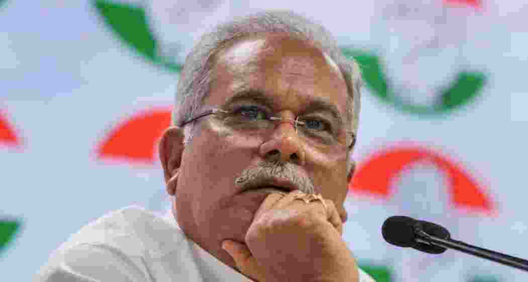 Former Chhattisgarh Chief Minister Bhupesh Baghel. File photo. Former Chhattisgarh Chief Minister Bhupesh Baghel. File photo.