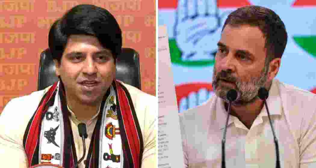 BJP national spokesperson Shehzad Poonawalla and Congress leader Rahul Gandhi. BJP national spokesperson Shehzad Poonawalla and Congress leader Rahul Gandhi.