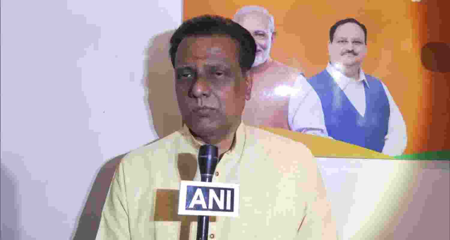 Telangana BJP spokesperson NV Subhash. Telangana BJP spokesperson NV Subhash.