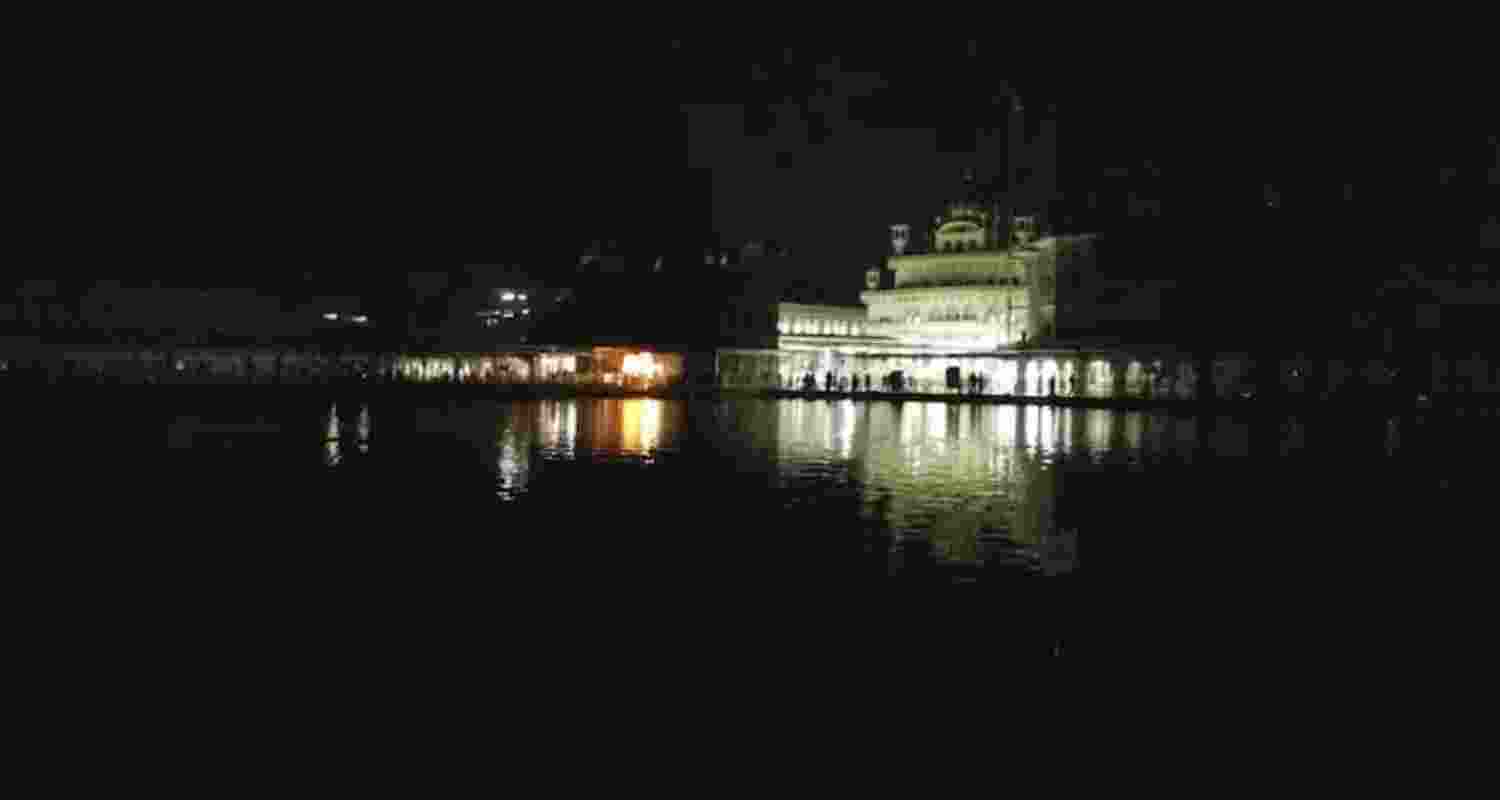 Blackout drill in Amritsar. Blackout drill in Amritsar.