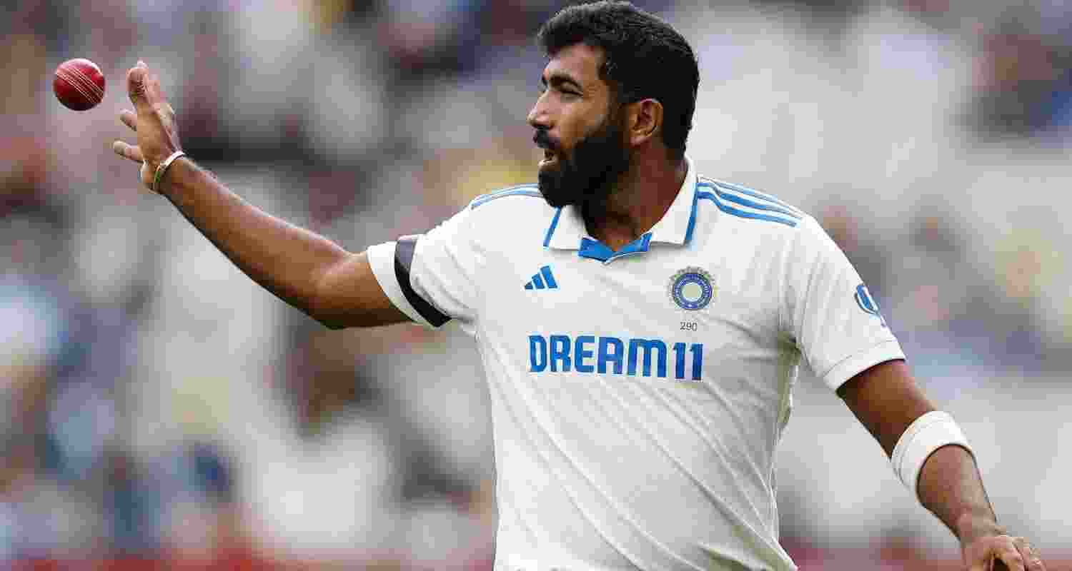 Indian pacer Jasprit Bumrah with a black armband. Image via BCCi. Indian pacer Jasprit Bumrah with a black armband. Image via BCCi.