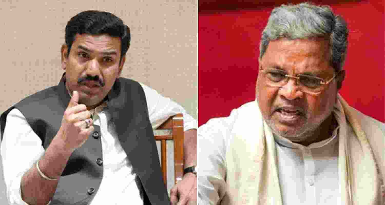 State BJP president B Y Vijayendra, Karnataka Chief Minister Siddaramaiah. State BJP president B Y Vijayendra, Karnataka Chief Minister Siddaramaiah.