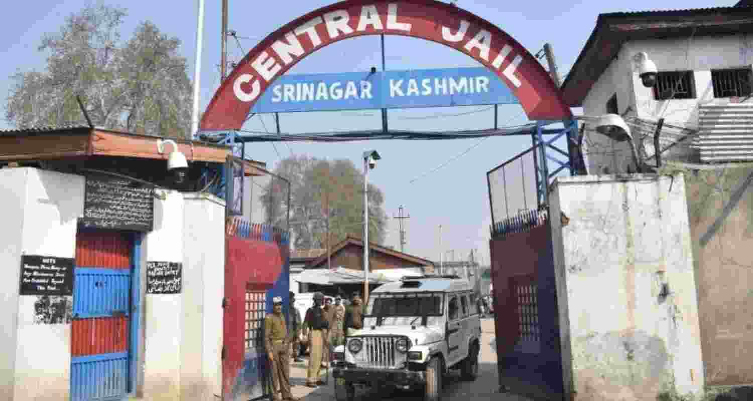 The Srinagar Central Jail. Image via X. The Srinagar Central Jail. Image via X.