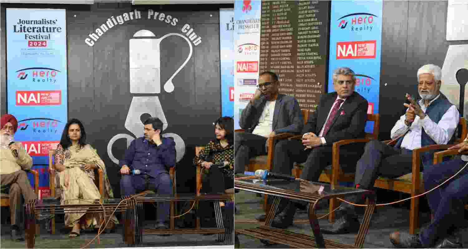 Senior journalists from Chandigarh and across India share invaluable insights into the world of journalism at the Chandigarh Literature Festival, backed by News Arena India. Senior journalists from Chandigarh and across India share invaluable insights into the world of journalism at the Chandigarh Literature Festival, backed by News Arena India.