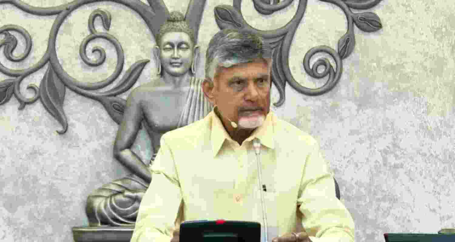 Andhra Pradesh CM Nara Chandrababu Naidu. Image via X/ncbn Andhra Pradesh CM Nara Chandrababu Naidu. Image via X/ncbn