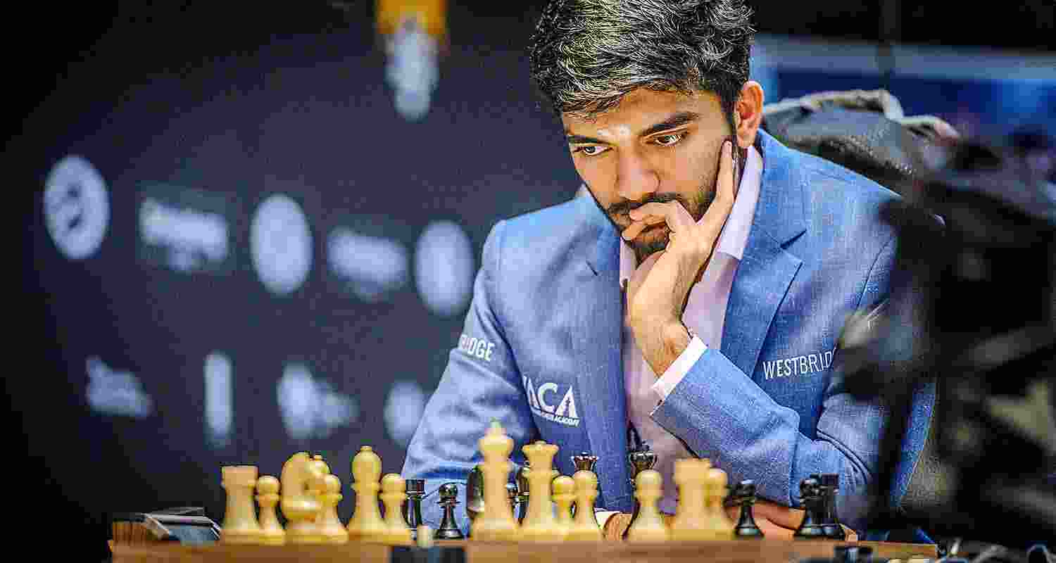 Indian Grandmaster D Gukesh held on to the joint top spot with Russian Ian Nepomniachtchi after they played out an easy draw in the 10th round of the Candidates chess tournament. Indian Grandmaster D Gukesh held on to the joint top spot with Russian Ian Nepomniachtchi after they played out an easy draw in the 10th round of the Candidates chess tournament.