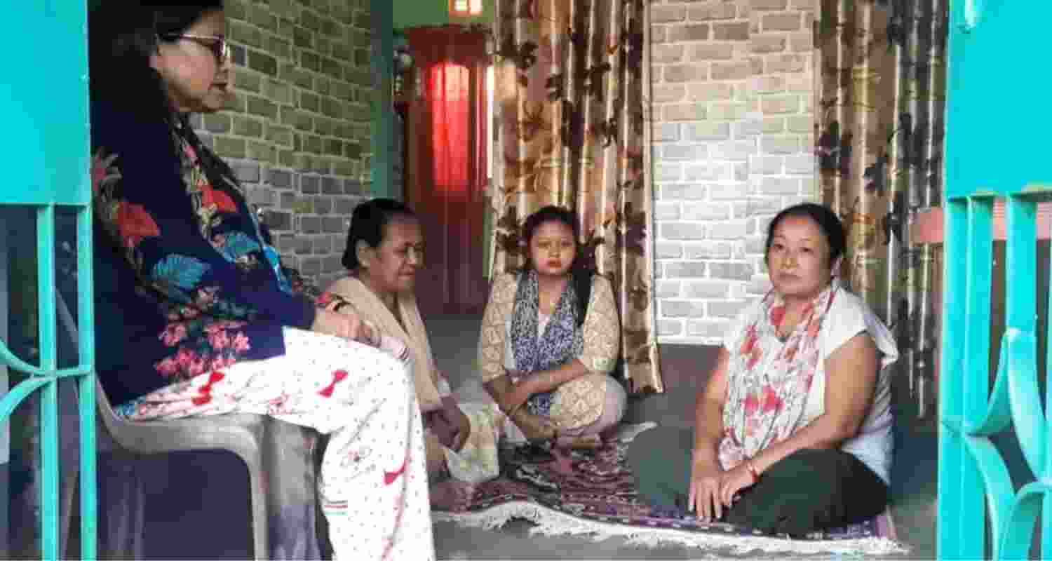 Subhash Chhetri’s grieving family. Subhash Chhetri’s grieving family.