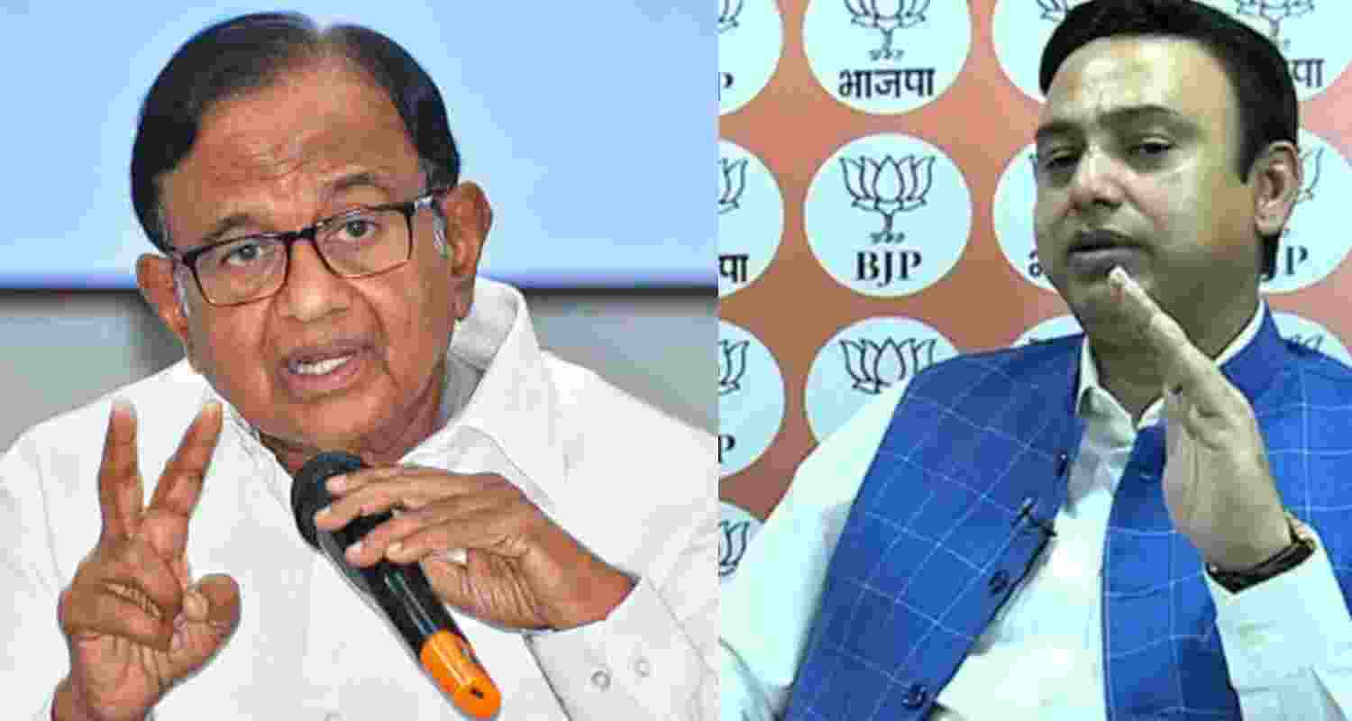 (L-R; Senior Congress leader P Chidambaram and BJP national spokesperson Syed Zafar Islam) (L-R; Senior Congress leader P Chidambaram and BJP national spokesperson Syed Zafar Islam)