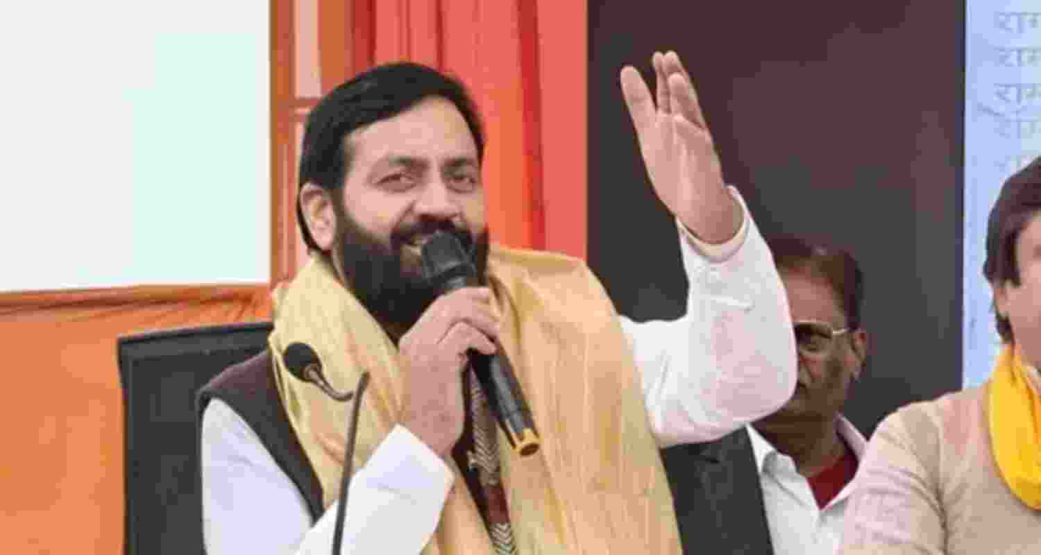 Haryana Chief Minister Nayab Singh Saini. Haryana Chief Minister Nayab Singh Saini.