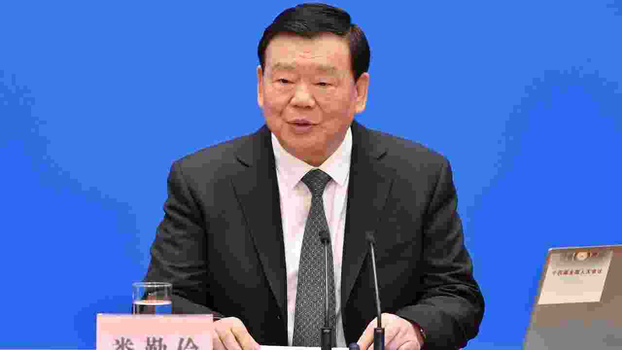 Lou Qinjian, spokesperson of China’s parliament, the National People’s Congress. Image: X Lou Qinjian, spokesperson of China’s parliament, the National People’s Congress. Image: X