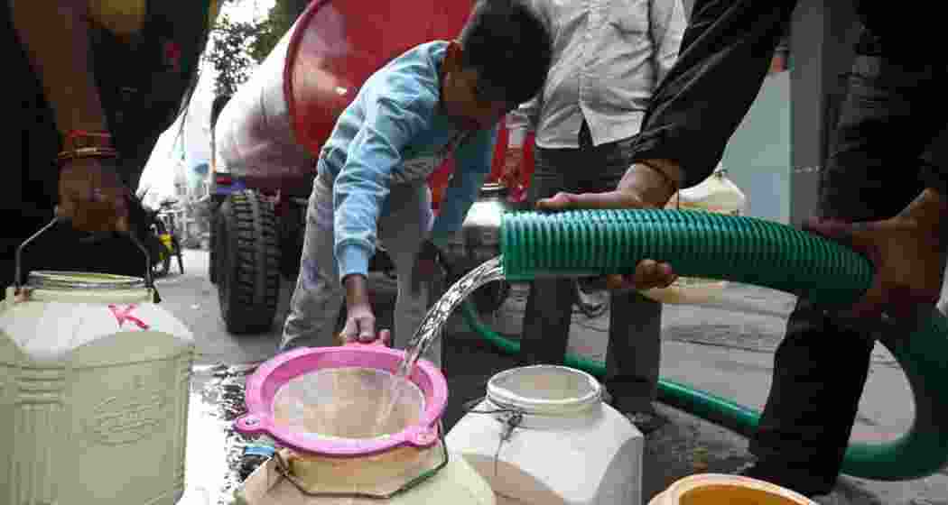 Residents fill water for their household needs from tankers in Bhagirathpura area of Madhya Pradesh’s Indore where several people died in December 2025. Residents fill water for their household needs from tankers in Bhagirathpura area of Madhya Pradesh’s Indore where several people died in December 2025.