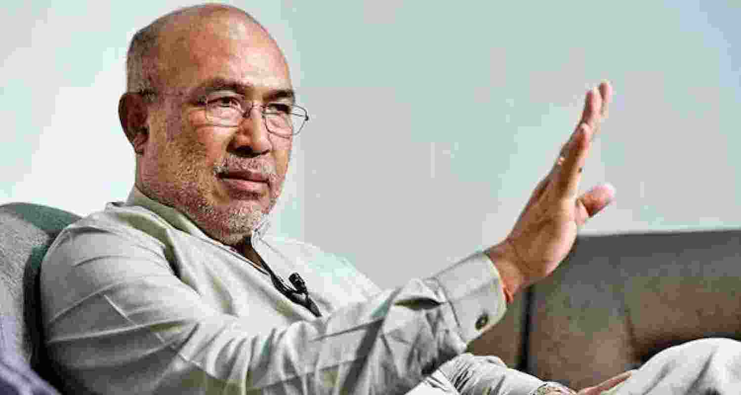 Manipur CM N Biren Singh. Manipur CM N Biren Singh.