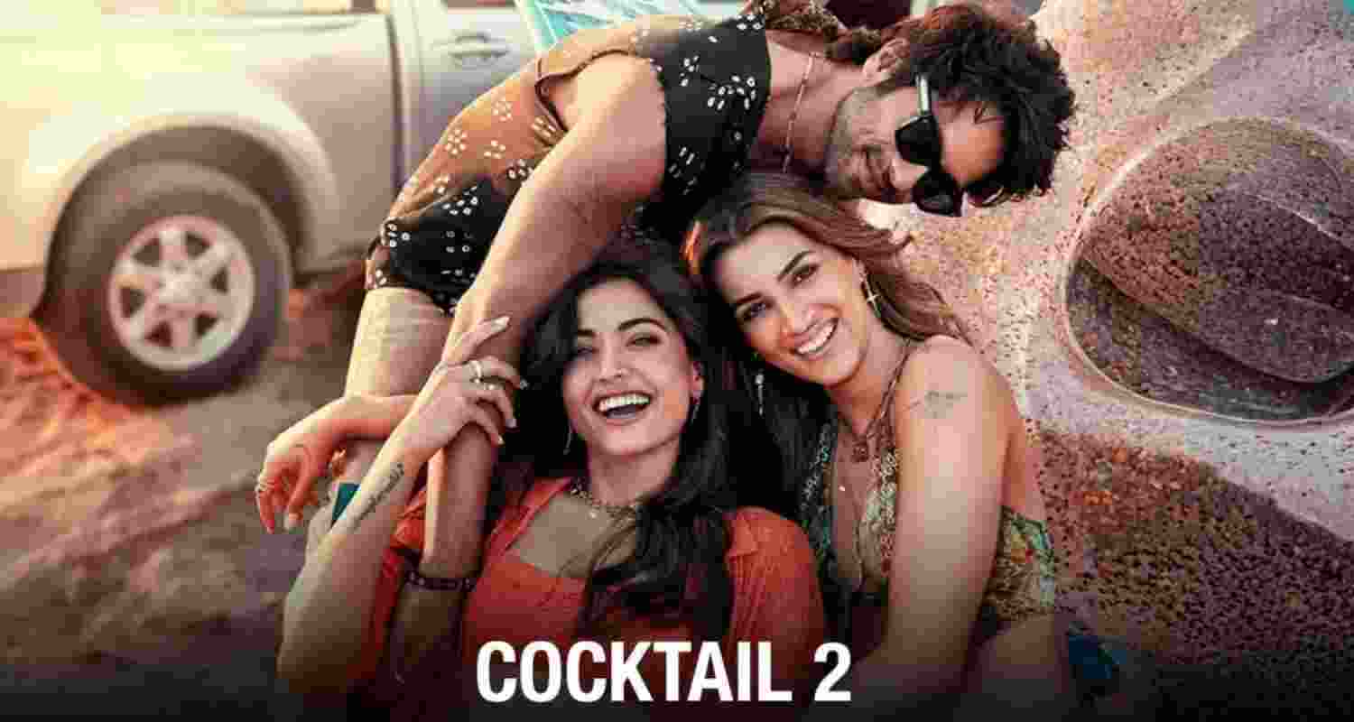'Cocktail 2', starring Shahid Kapoor, Kriti Sanon and Rashmika Mandanna, collected Rs 24 crore worldwide on its opening day in theatres. 'Cocktail 2', starring Shahid Kapoor, Kriti Sanon and Rashmika Mandanna, collected Rs 24 crore worldwide on its opening day in theatres.