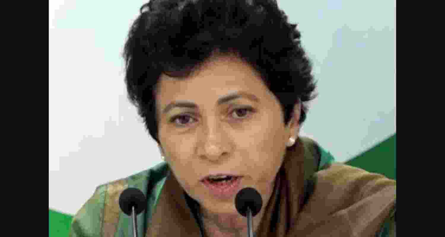 Congress MP Kumari Selja. Congress MP Kumari Selja.