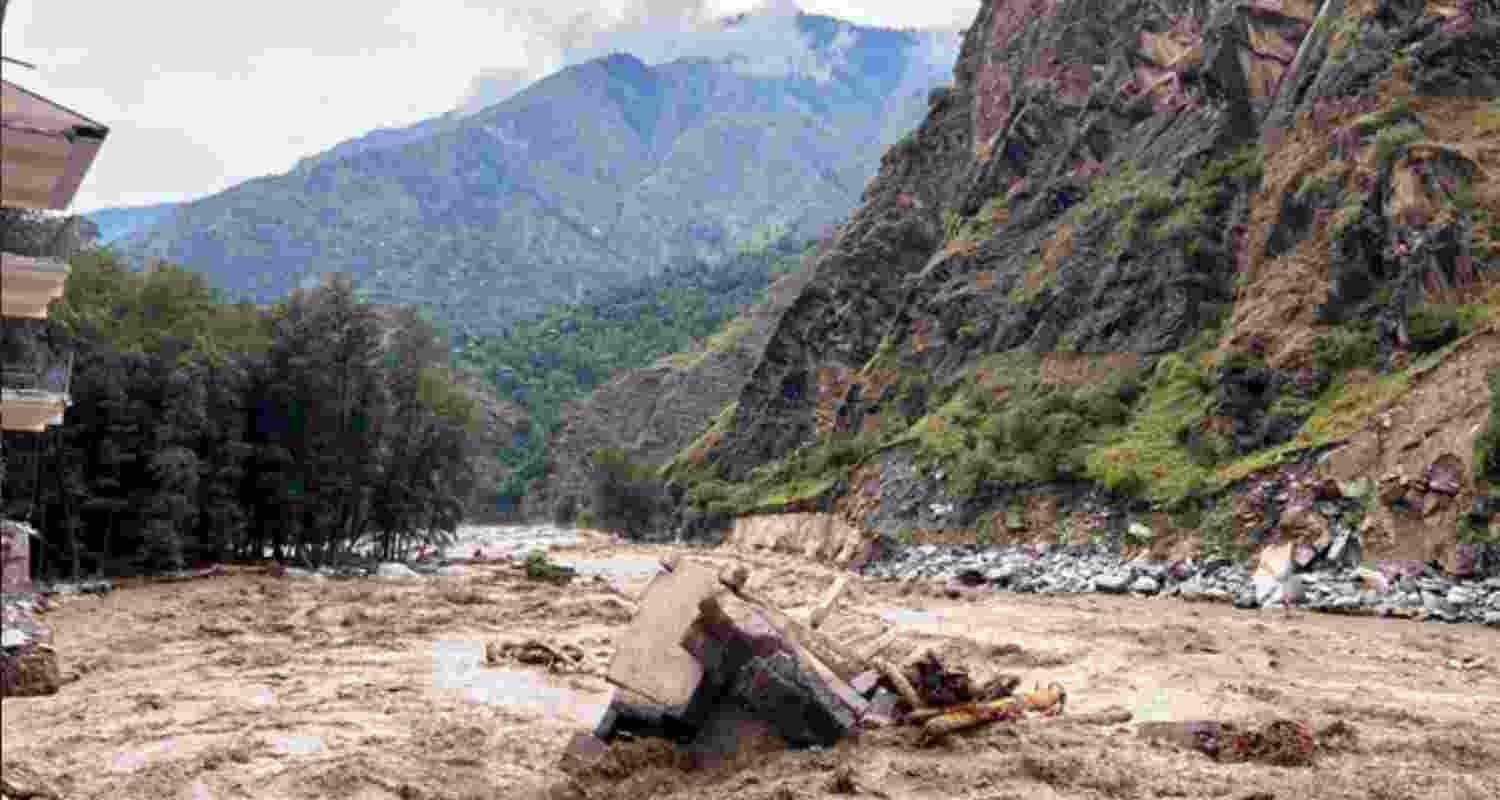 Floods in Kullu district. File photo. Floods in Kullu district. File photo.