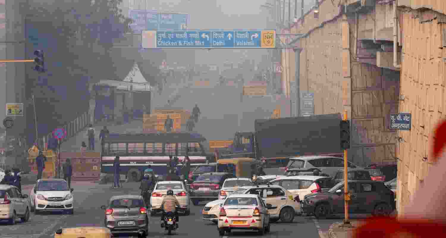 Delhi Police enforce month-long prohibitory orders across Capital city. Delhi Police enforce month-long prohibitory orders across Capital city.