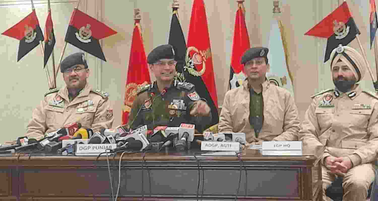 Punjab DGP Gaurav Yadav addressing a press conference in Chandigarh on Tuesday. Punjab DGP Gaurav Yadav addressing a press conference in Chandigarh on Tuesday.