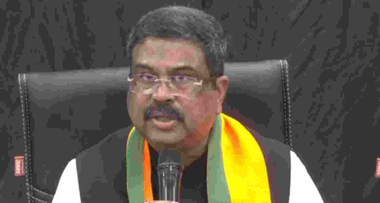 Pradhan accuses Rahul of playing politics over students Pradhan accuses Rahul of playing politics over students