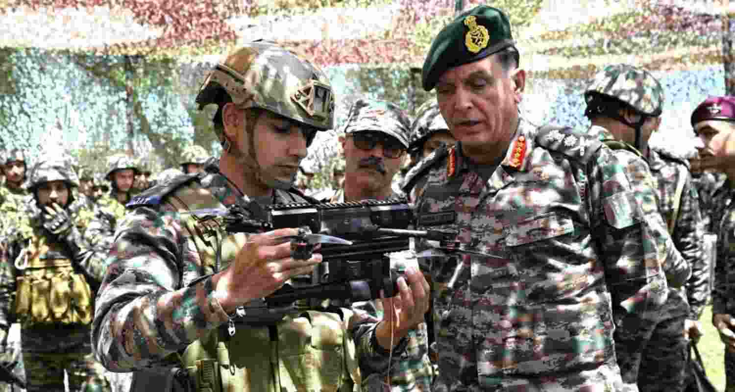 Army Chief General Dhiraj Seth reviews operational preparedness during maiden Northern Command visit. Army Chief General Dhiraj Seth reviews operational preparedness during maiden Northern Command visit.
