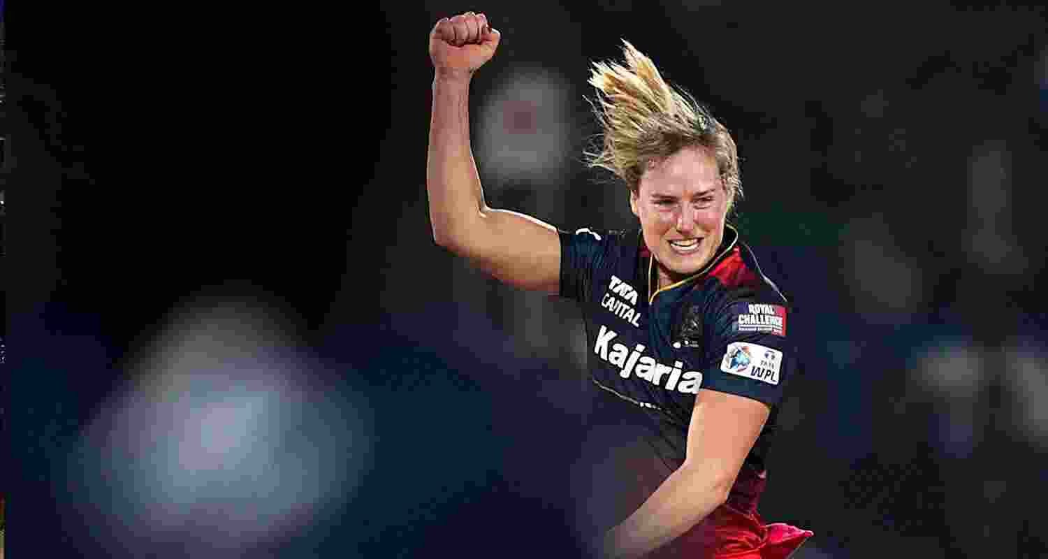 Ellyse Perry celebrating a wicket. Ellyse Perry celebrating a wicket.