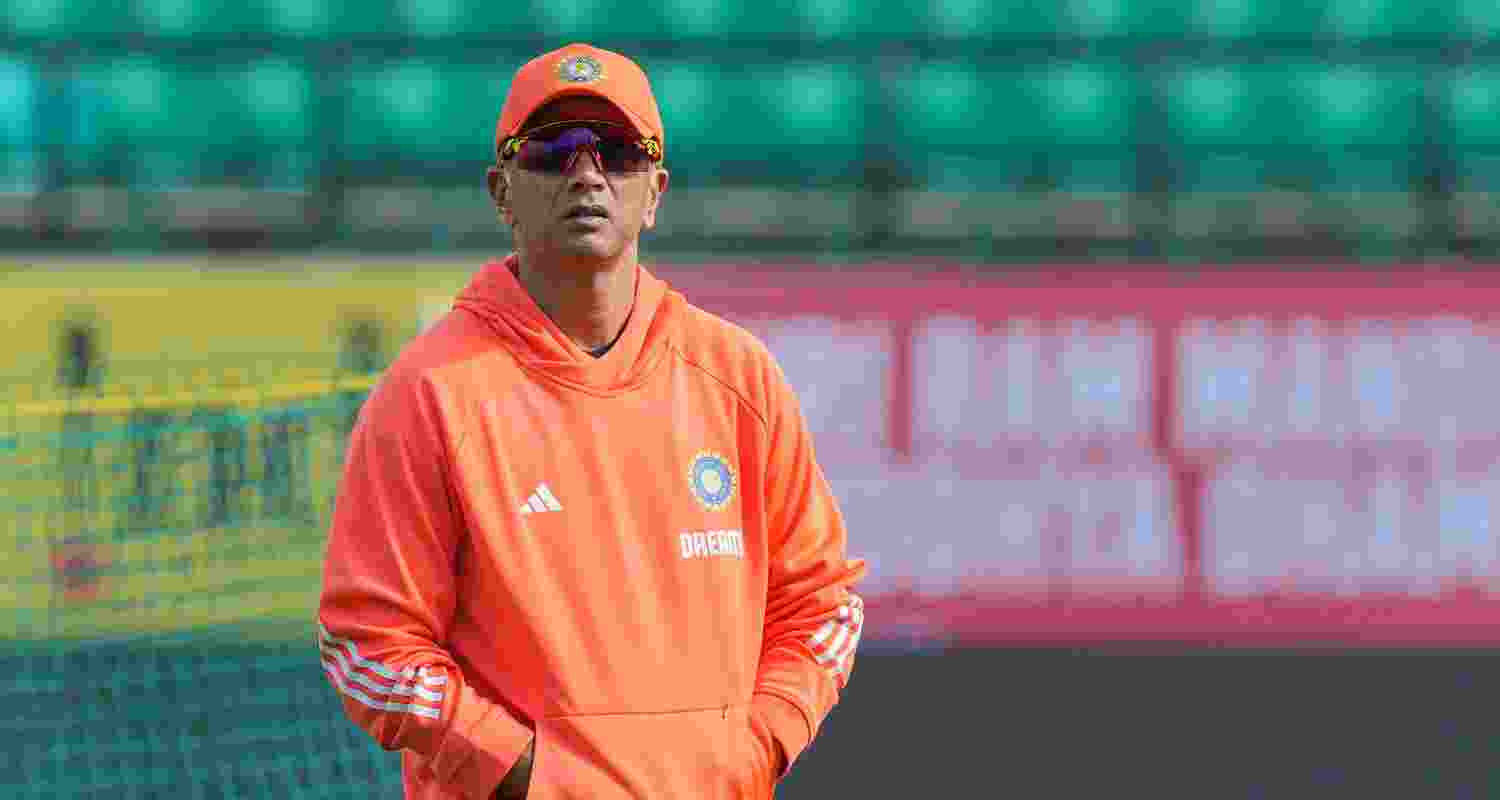 Indian cricket team's head coach Rahul Dravid, Indian cricket team's head coach Rahul Dravid,