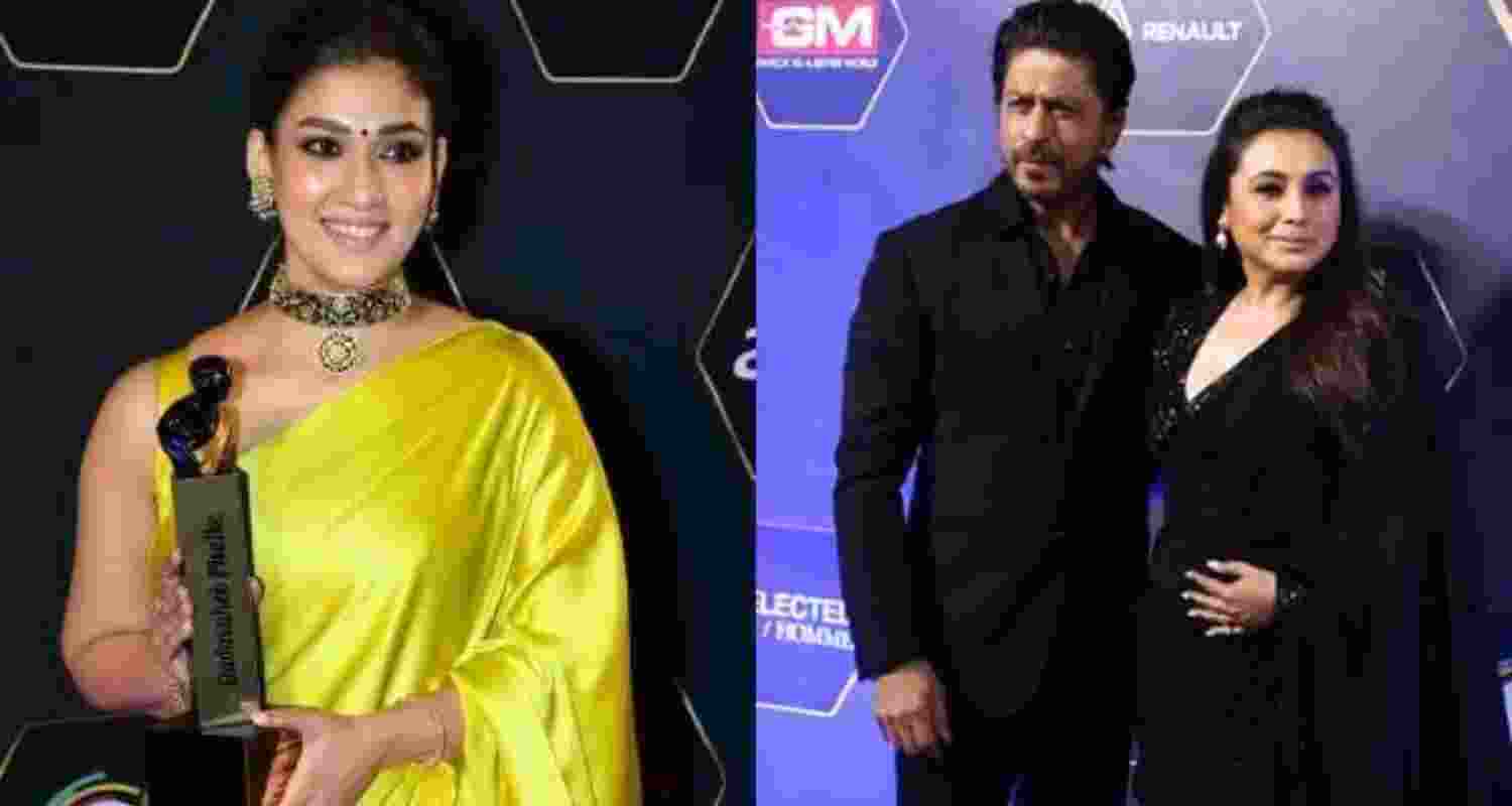Actress Nayantara, Shah Rukh Khan, and other celebrities grace the prestigious event with their presence. Actress Nayantara, Shah Rukh Khan, and other celebrities grace the prestigious event with their presence.